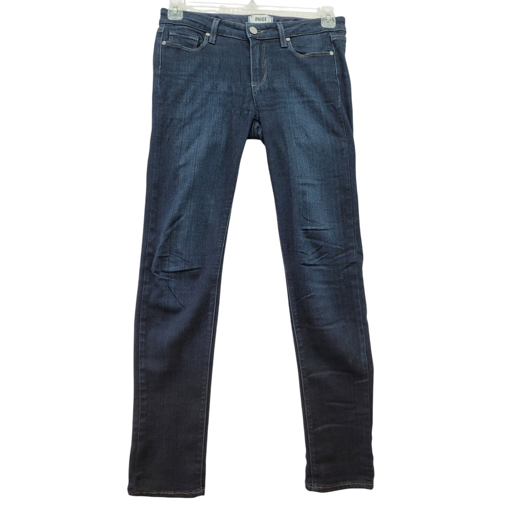 Paige Hoxton Ultra Skinny Dark Demin Jeans Womens 28 Stretch Preppy